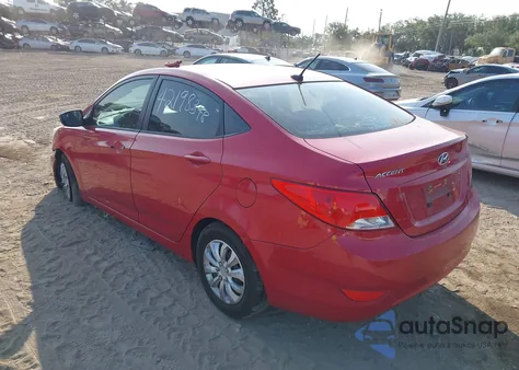 2015 Hyundai Accent Gls из США, поврежденный, VIN KMHCT4AE6FU817749